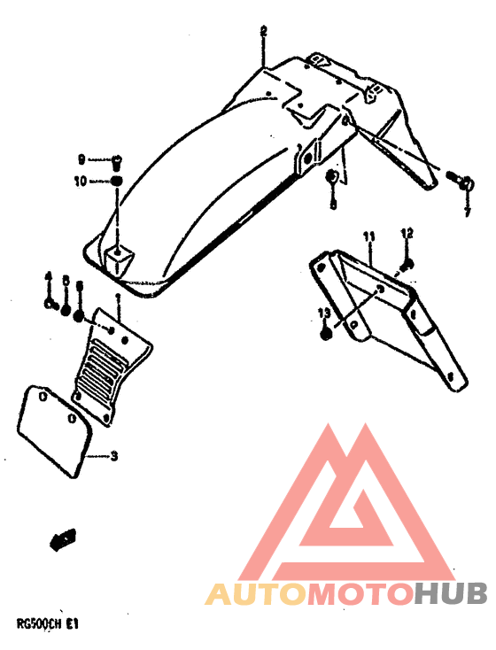 Заднее крыло