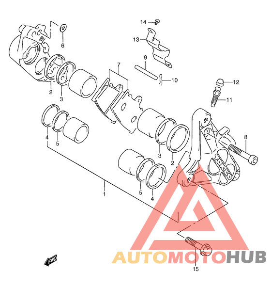 Передний суппорт