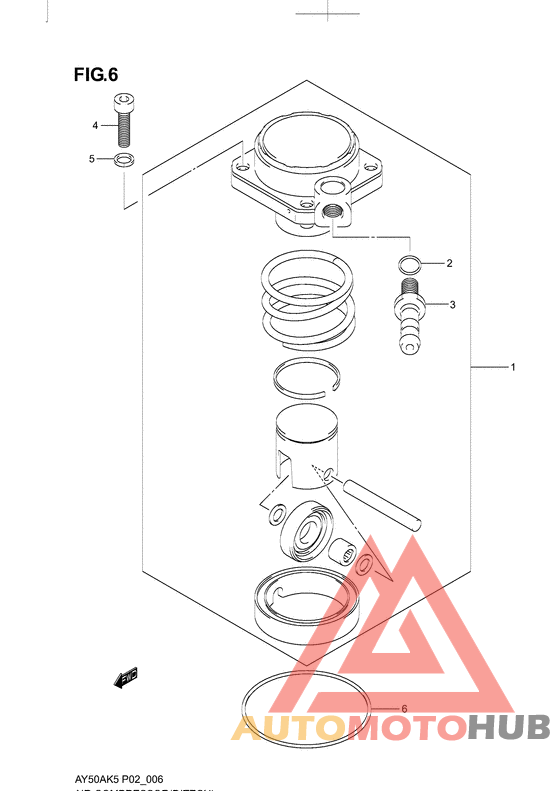 Air compressor assy /susp