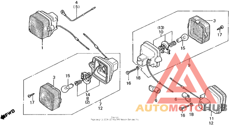 Turn signal 84-86