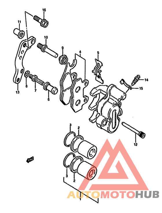 Передний суппорт