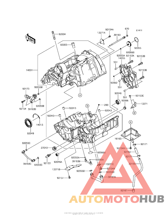 Картер двигателя