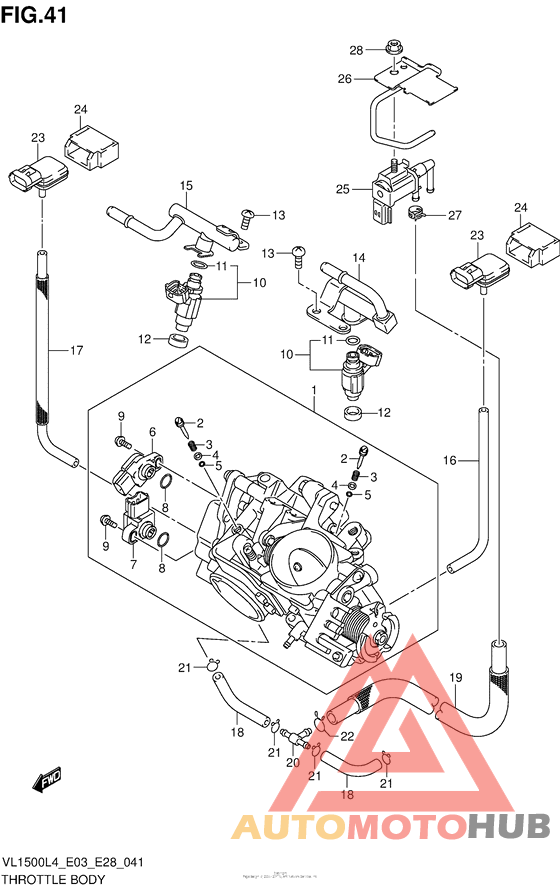 Throttle Body (Vl1500Bl4 E33)