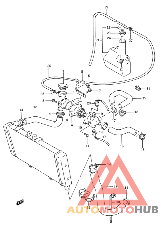 Радиатор hose