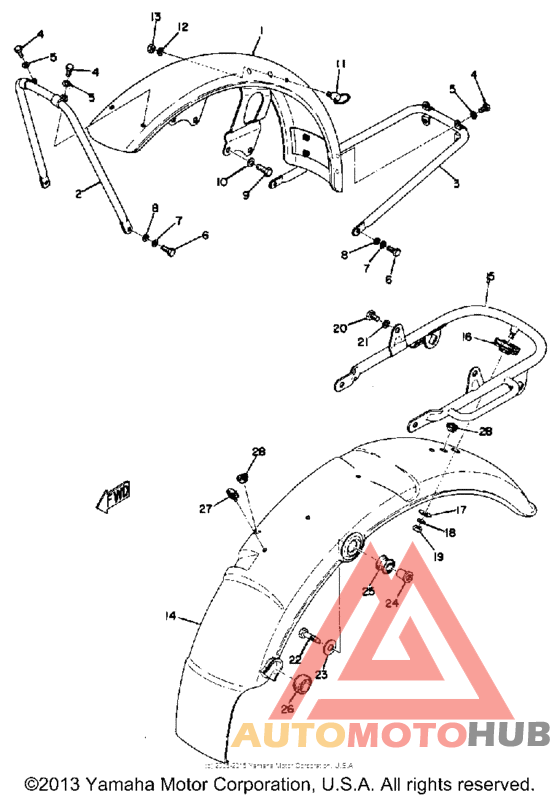 Front fender - rear fender