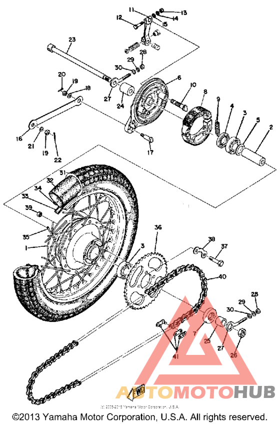 Переднее колесо