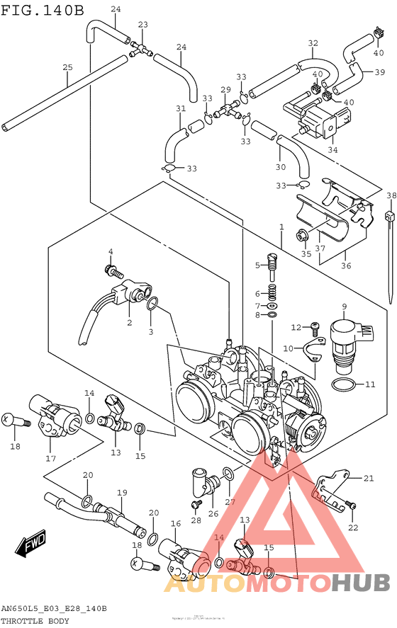 Throttle Body (An650L5 E33)