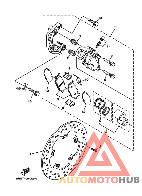 Передний суппорт