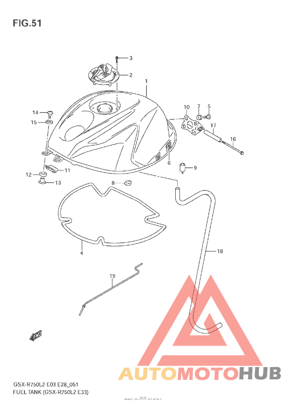 Fuel Tank (Gsx-R750 L2 E33)