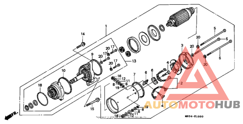Starting motor 88-89