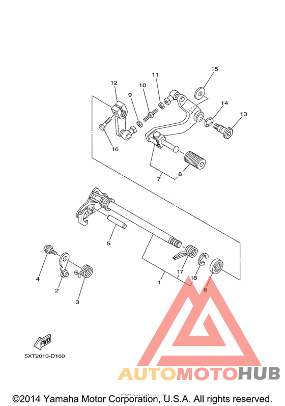 Вал переключения