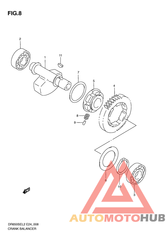 Балансир кривошипа