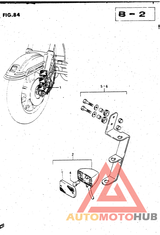 Front marker lamp set