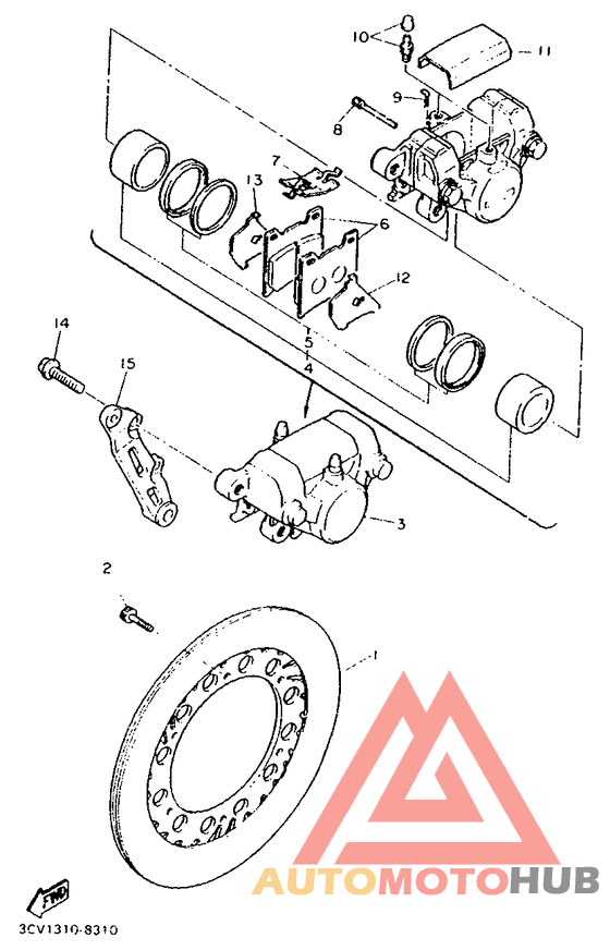 Задний суппорт