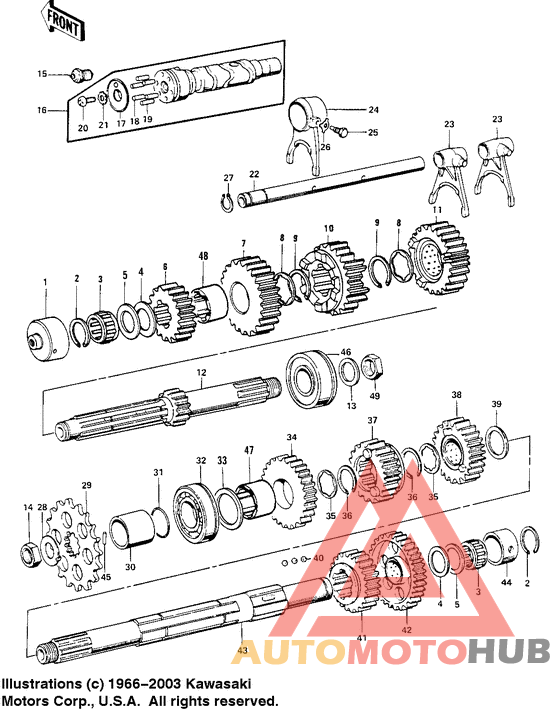 Transmission/change drum