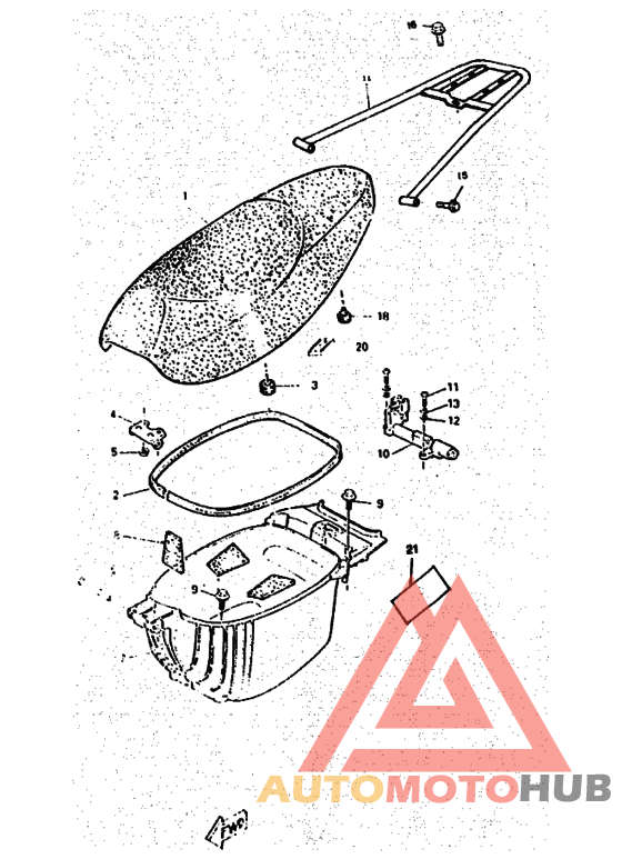 Сиденье и держатель