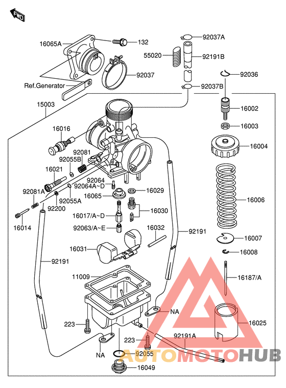 Carburetor assy