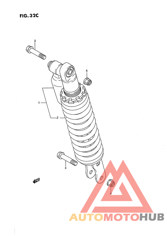 Задние амортизаторы