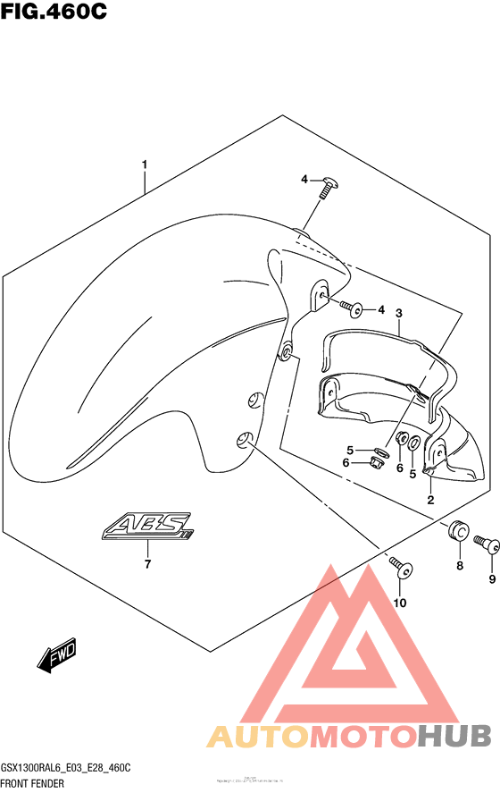 Front Fender (Gsx1300Ral6 E33)