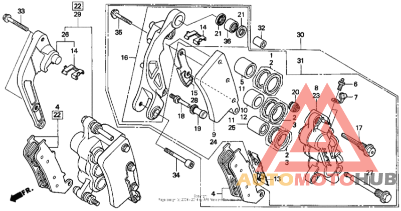 Передний суппорт