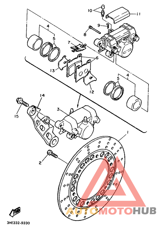 Задний суппорт
