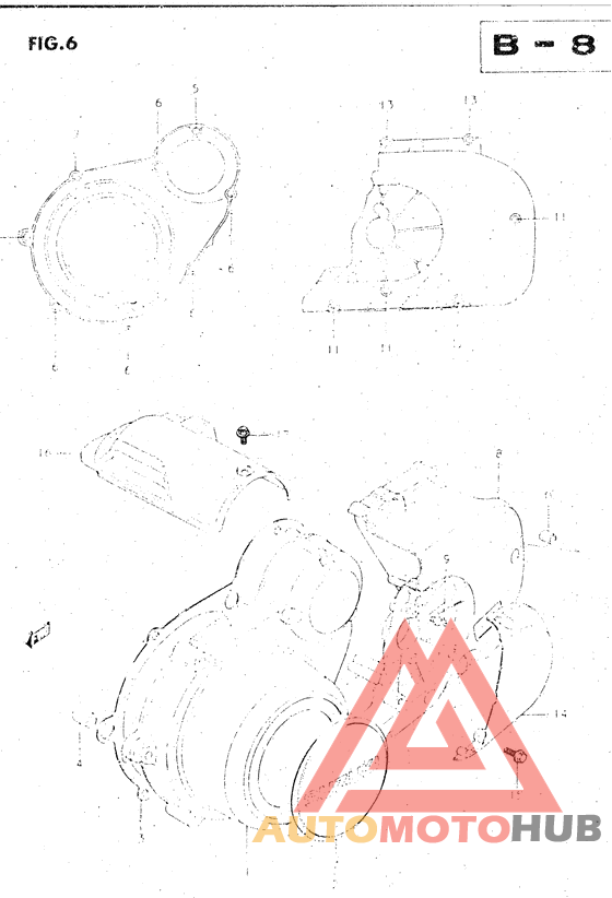 Crankcase lh cover
