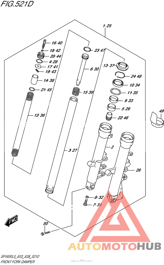 Front Fork Damper (Sfv650Al5 E28)