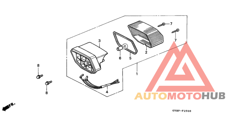 Taillight unit ass`y