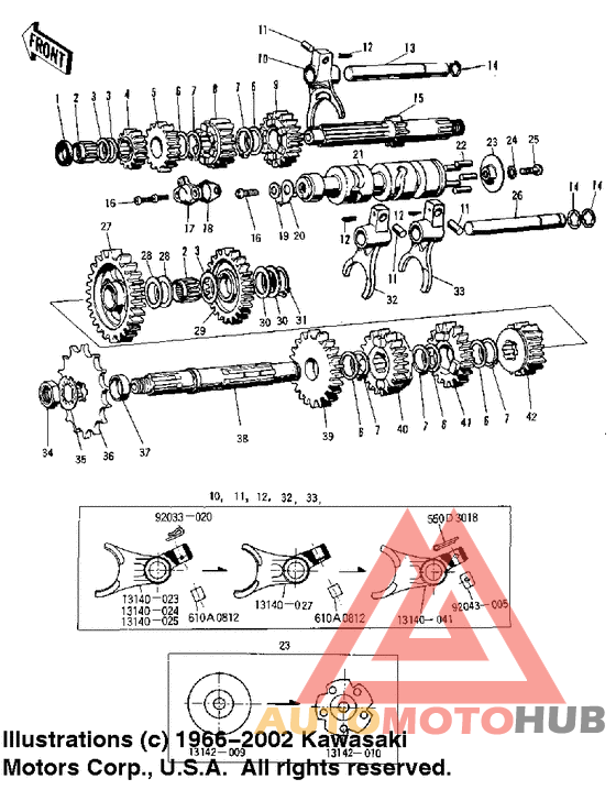 Transmission/change drum