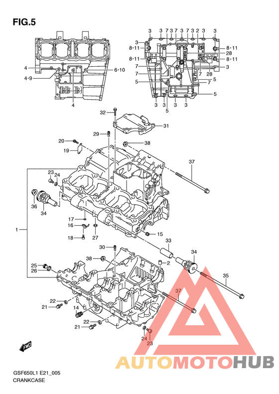 Картер двигателя