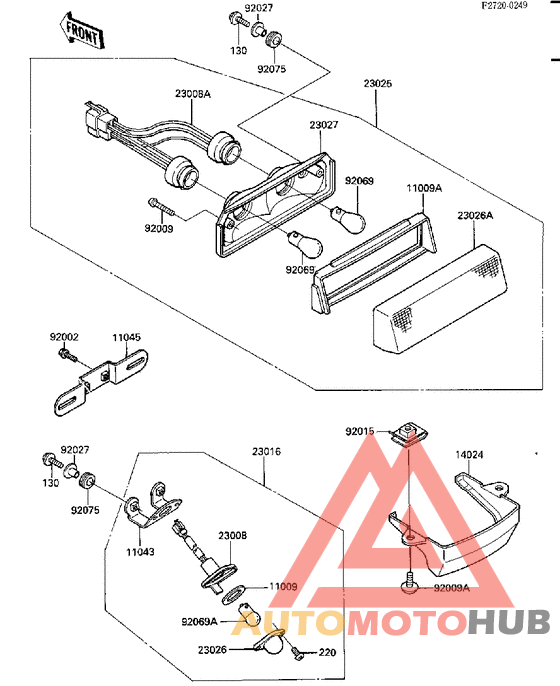 Taillight unit ass`y
