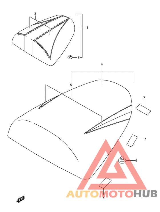 Seat tail box