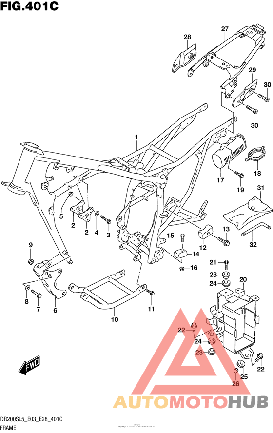 Frame (Dr200Sl5 E33)