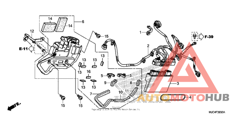 Abs control unit (cbr600ra)