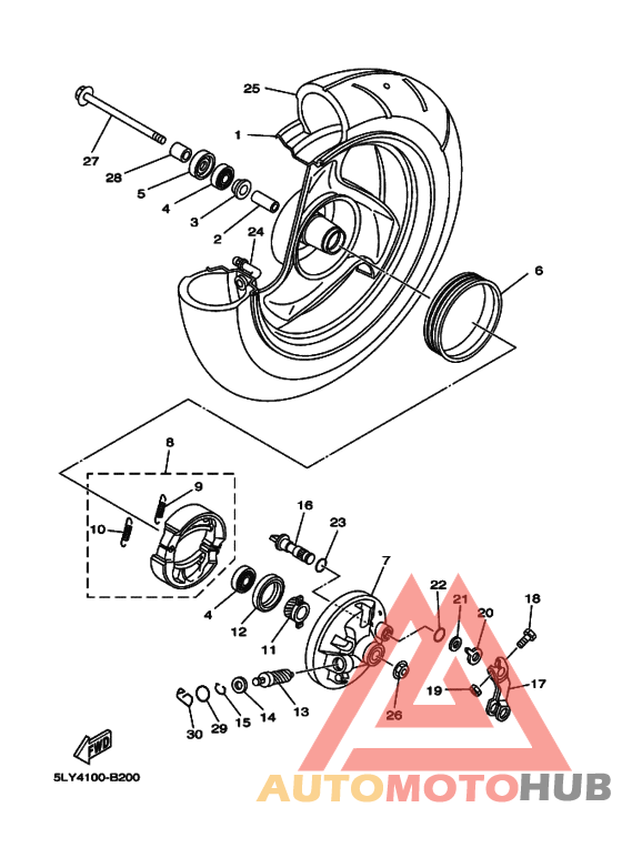 Transom + tube
