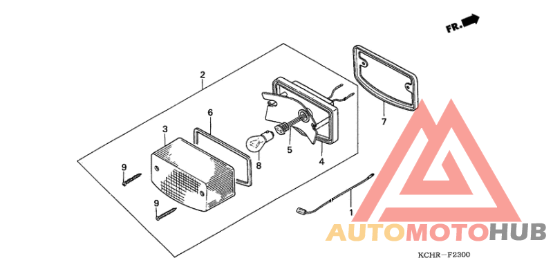 Taillight unit ass`y