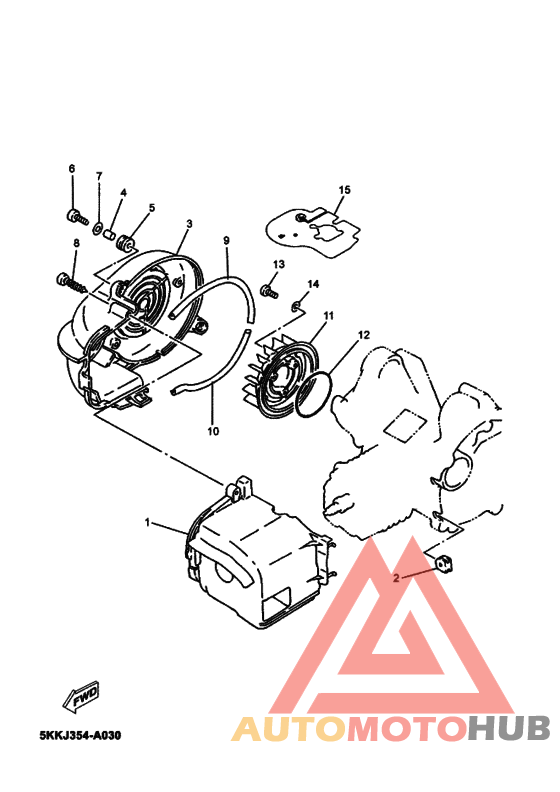Воздухоотвод и вентилятор