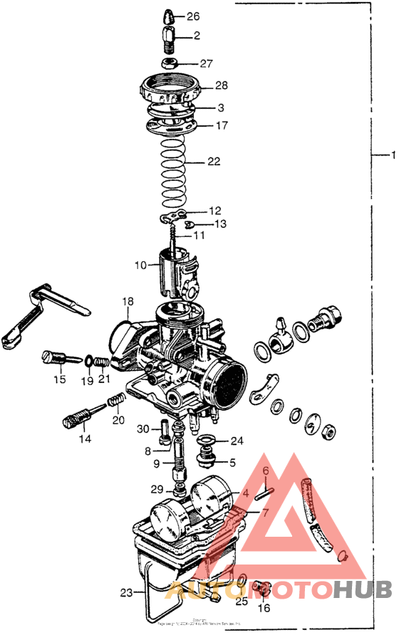 Ca175 carburetor