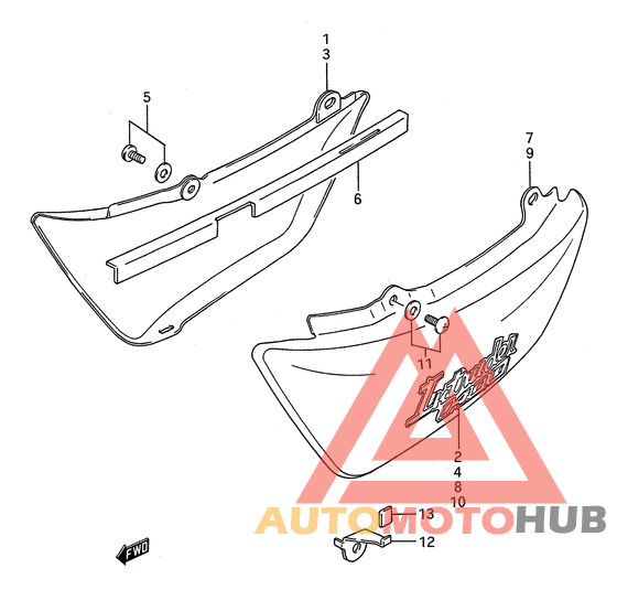 Обтекатель задний