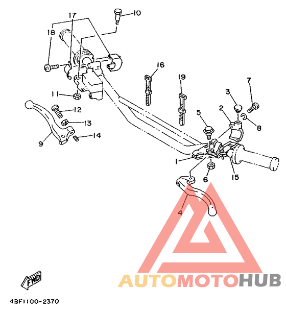 Handle switch. lever