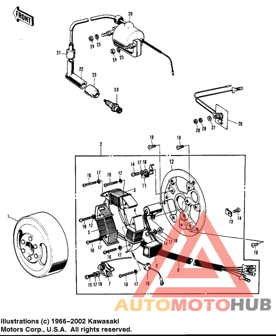Ignition/generator/rectifier