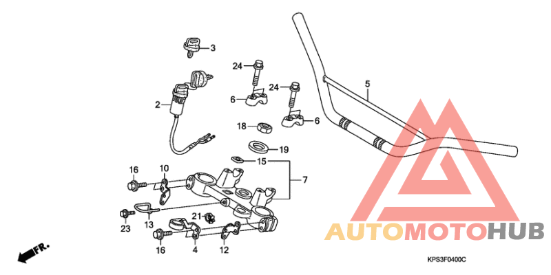Handle pipe/top bridge