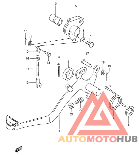 Передний суппорт