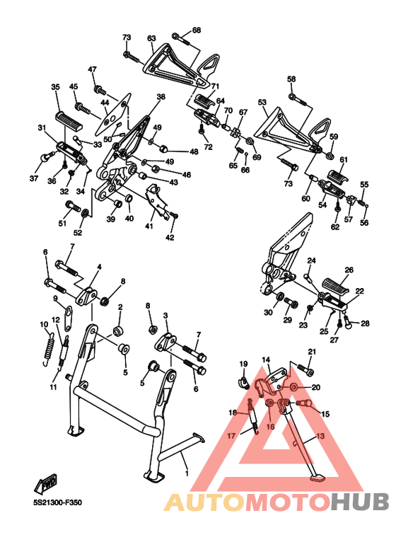 Support & repose pied