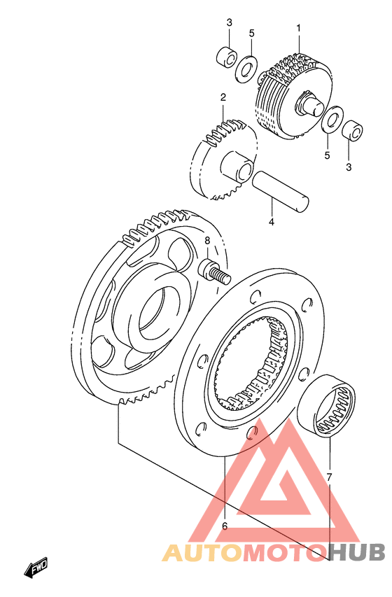 Муфта стартера