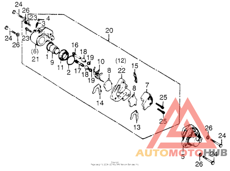 Передний суппорт