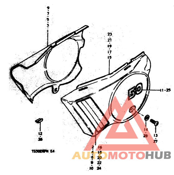 Обтекатель задний