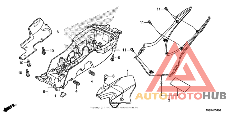 Rear fender (1)