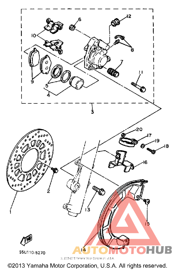 Передний суппорт