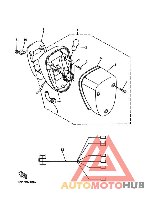 Taillight unit ass`y